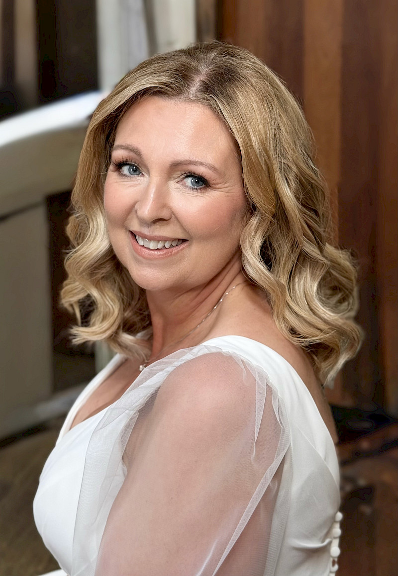 Hollywood Waves and Bridal Makeup At Elegant Hair and Beauty at Cley Windmill