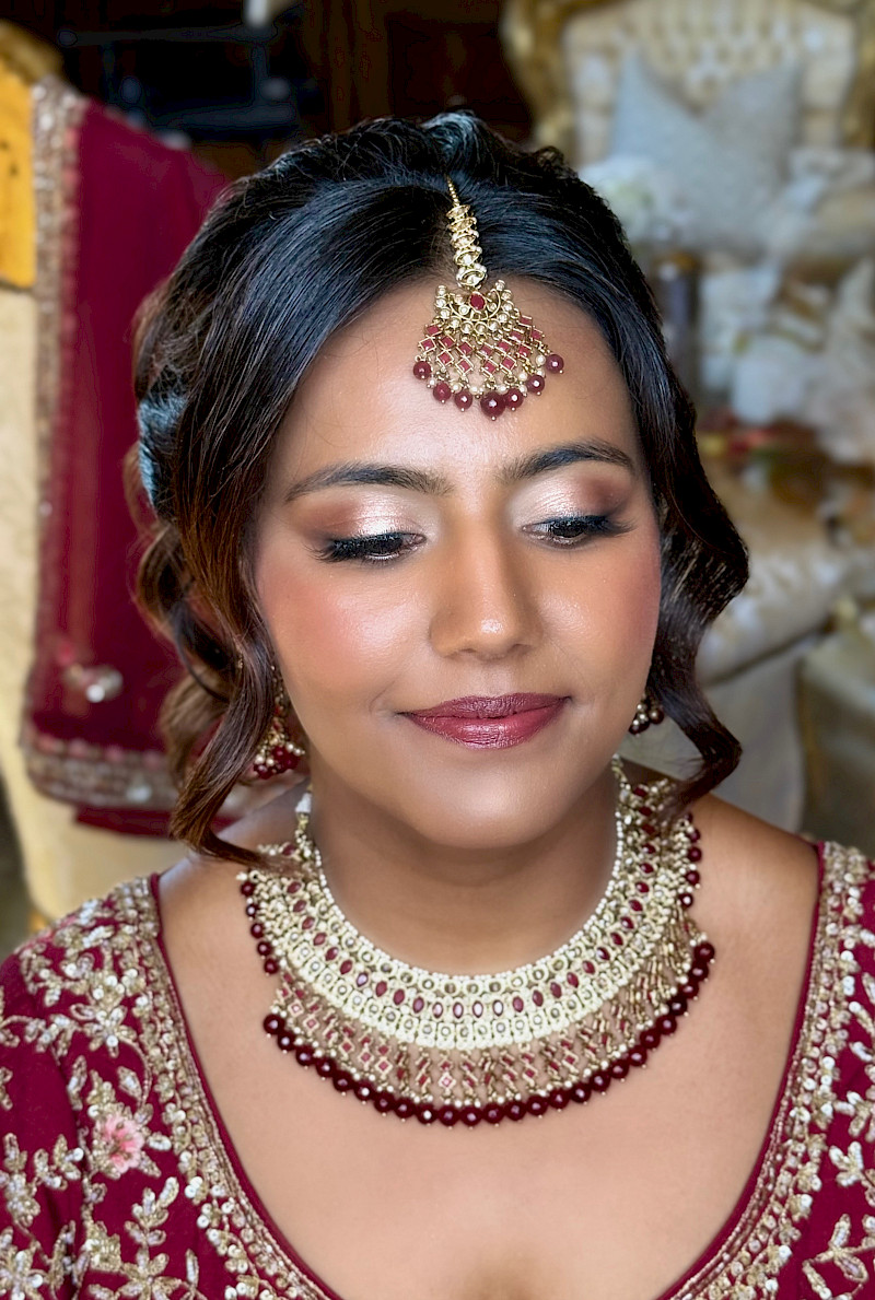 Hair and Makeup at Hengrave Hall