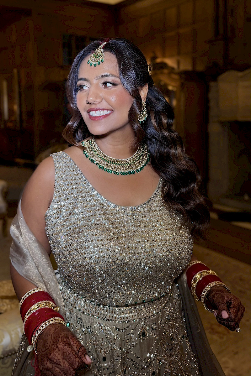 Hair and Makeup at Hengrave Hall