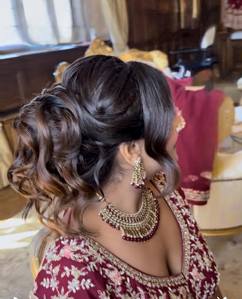 Bridal Hair at Hengrave Hall